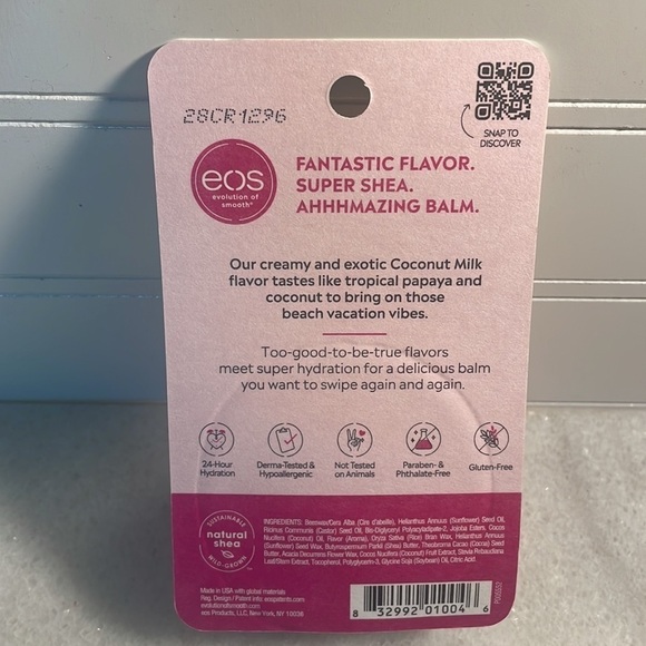 Eos lip balm coconut milk super soft shea natural hypoallergenic lip balm - Picture 2 of 5